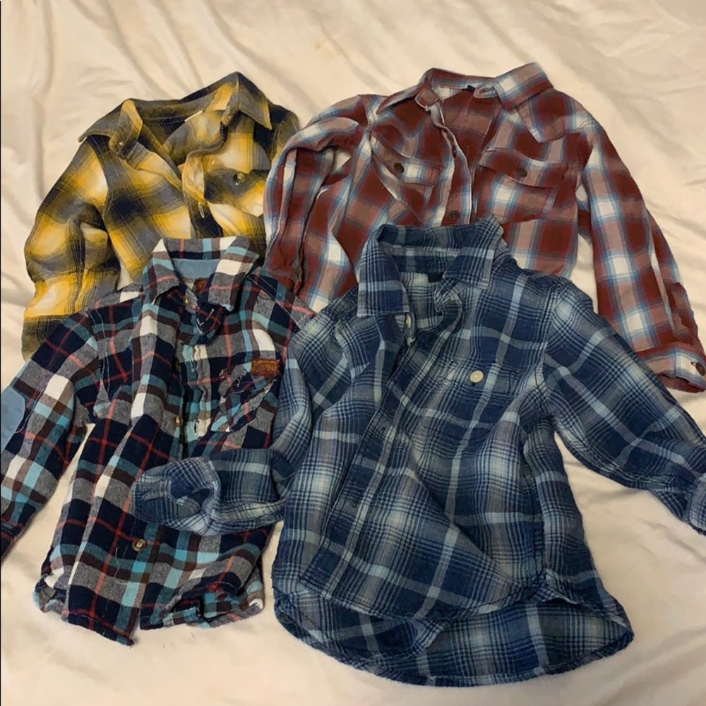 Baby/toddler boy button down shirt bundle